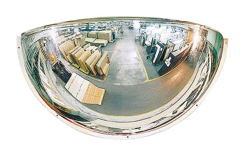 Miroirs hémisphériques de sécurité 1/4 sphère - idéal pour intersections et zones à risques_0