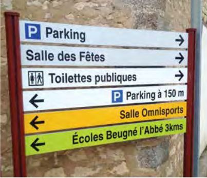 Panneau de signalisation d'information locale  - sodimar_0