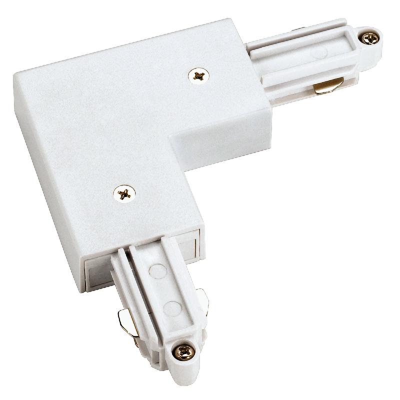 SLV-143051 - Connecteur 90° pour rail 1 allumage 230V - blanc ou noir - polycarbonate - IP20_0