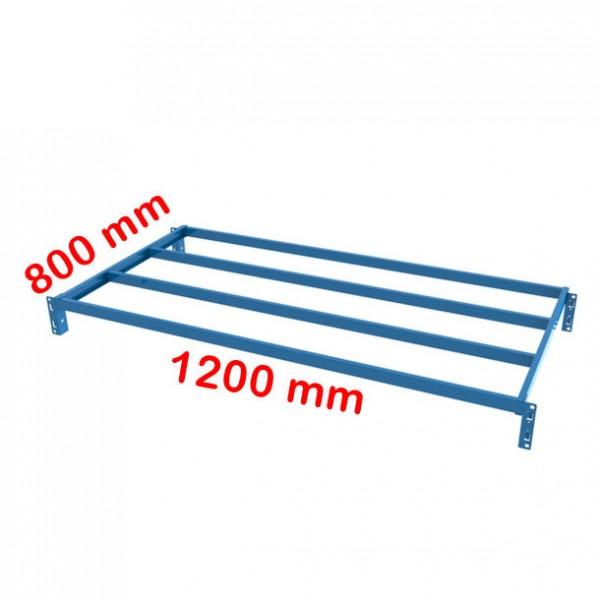 Tablette supplémentaire pour rayonnage - Longueur 1200 mm - Claire-voie - 3 profondeurs disponibles_0