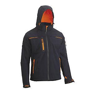 U-Power Veste de travail - Bleu et orange - Taille S_0