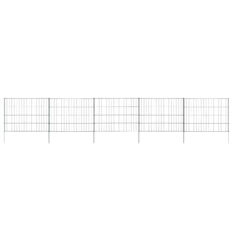 Vidaxl ensemble de clôture de jardin 115x79 cm vert 146105_0