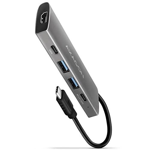 AXAGON HMC-5G2 - Hub multiport USB 3.0 avec HDMI, Gigabit LAN, 2 ports USB-A et 2 ports USB-C_0