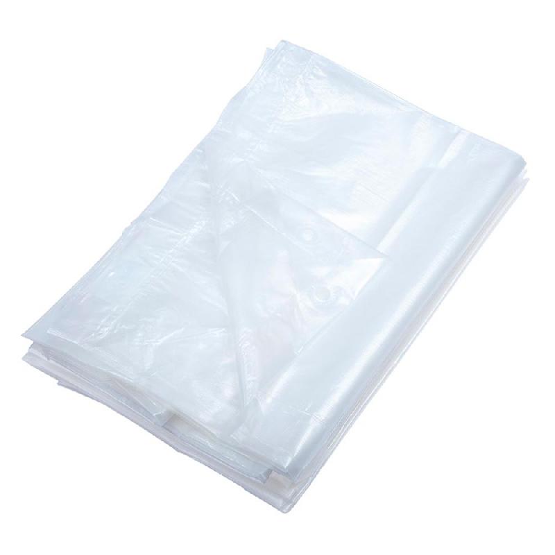 Bâche de chantier translucide Ecoplatinium 4x6 m - 70 g/m² - PRB07004X06EP_0