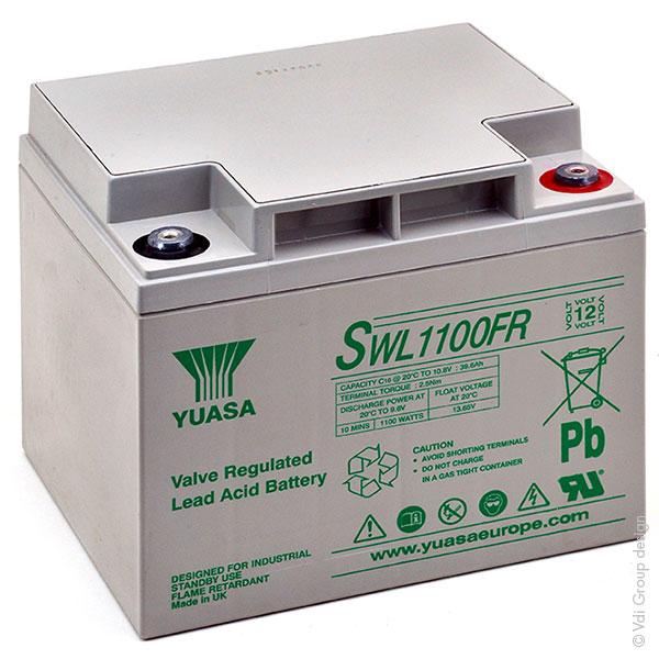 Batterie pour onduleur (UPS) - Yuasa SWL1100FR 12V 40.6Ah M5-F - décharge rapide et longue durée de vie_0