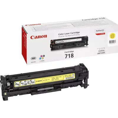 Canon CRG-718 Y Cartouche de toner 1 pièce(s) Original Jaune_0
