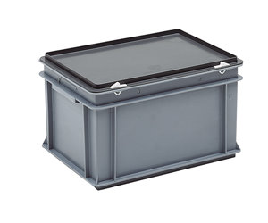 Coffret en plastique KESMARKET 400x300x235mm - gris_0