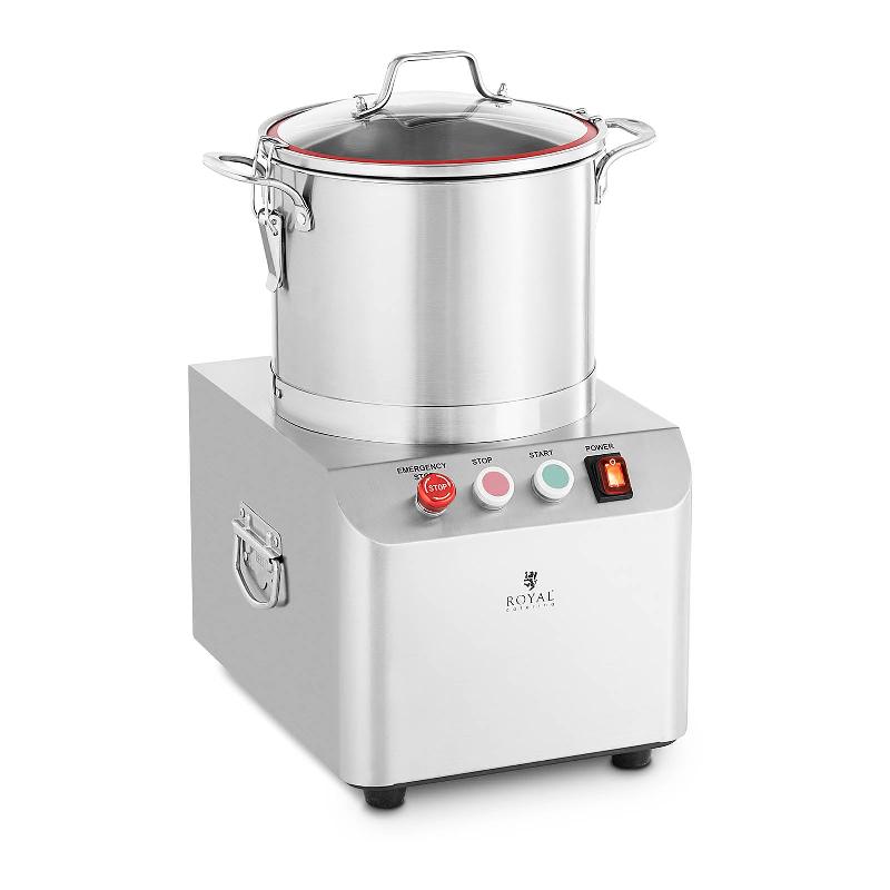 CUTTER DE CUISINE 1400 TR/MIN 8 LITRES PROFESSIONNEL ACIER INOXYDABLE 14_0004528_0