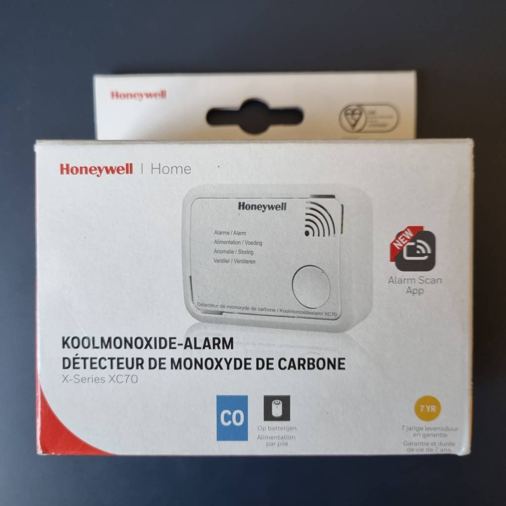 Détecteur de monoxyde de carbone CE - Honeywell XC70 - Alarme sonore 90dB avec certification NF EN 50291_0
