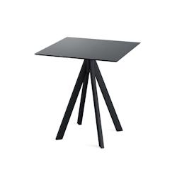 Essentials Table de bistrot - 70x70 cm - Noir/Noir - Infinity - Veba - noir 120011077_0