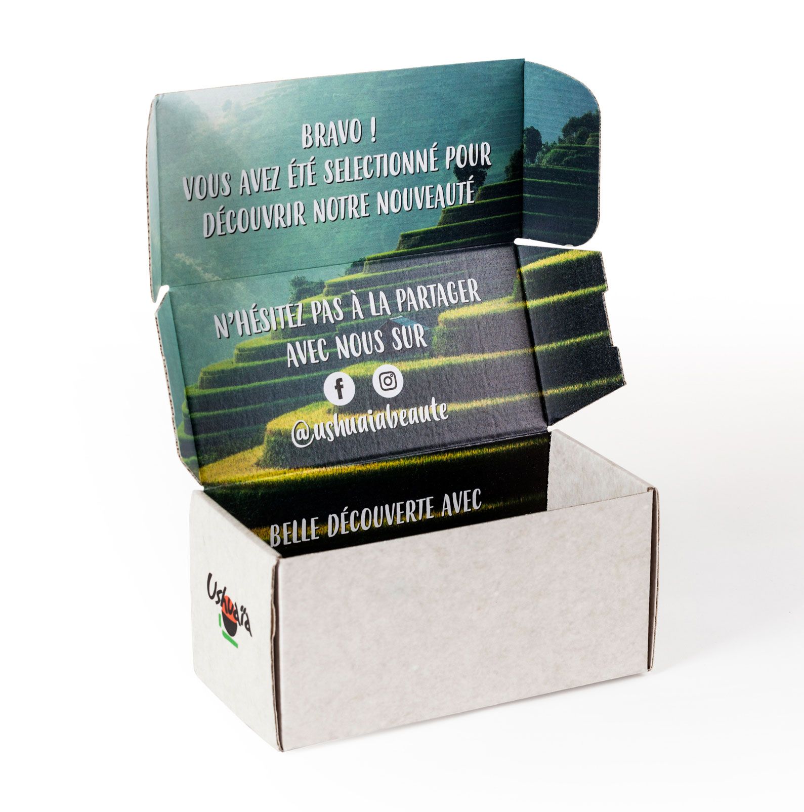 Boîte cadeau FEFCO 427 - Boîte d'expédition personnalisée - Smartpack - 16,6×15,6×10,3 cm - Micro-cannelure 1,6 mm_0