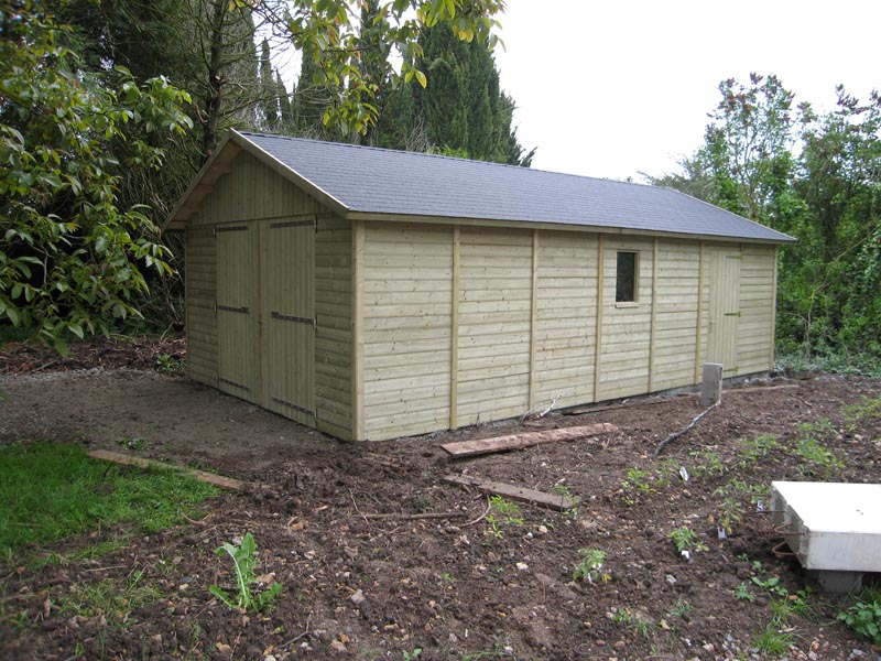 Garage en acier
