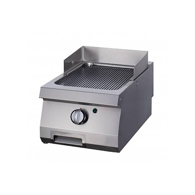 Heavy Duty plaque de gril rainurée - unité simple - profondeur 70 cm - gaz - Maxima - surface de gril 34,4 x 45,8 cm - 7,0 kW - acier inoxydable_0