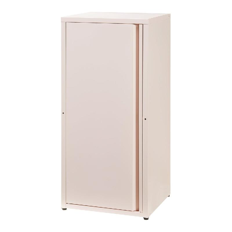 Helloshop26 - Armoire étagère meuble de rangement métallique acier 88 x 40 x 35 cm rose 03_0008907 - rose métal 3000224408993_0