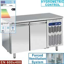 Table frigorifique  ventilée  2 portes en 600x400    tp2n/l_0