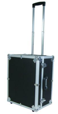 VISO – CAISSE DE TRANSPORT REMBOURRÉE - AVEC DEUX ROULETTES ET BARRE DE TRACTION TÉLESCOPIQUE L X L X H 450 X 350 X 210 MM