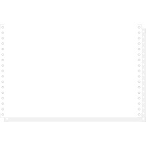 1000 FEUILLES DE LISTING AUTOCOPIANTES BLANC 330X8 1/2