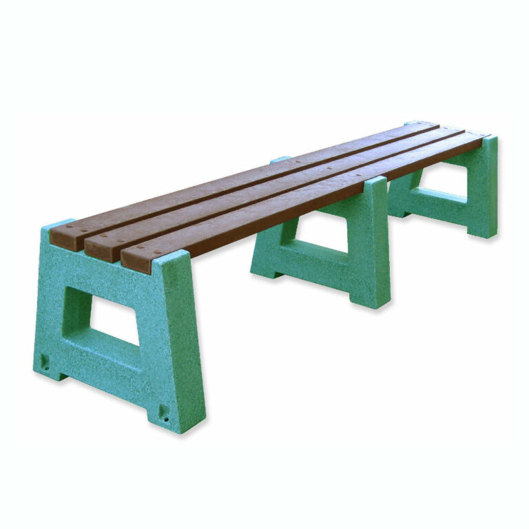 Banc extérieur en plastique recyclé - modèle impérial - résistant aux intempéries - 3 ou 4 places_0