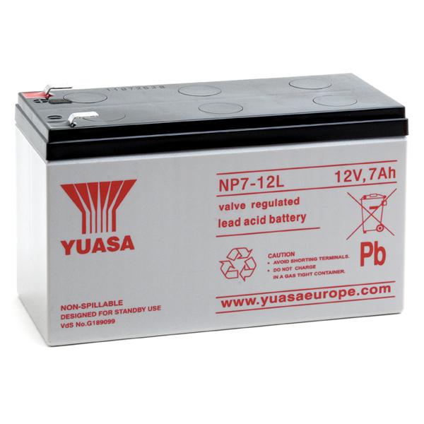 BATTERIE PLOMB AGM YUASA NP7-12L 12V 7AH F6.35_0