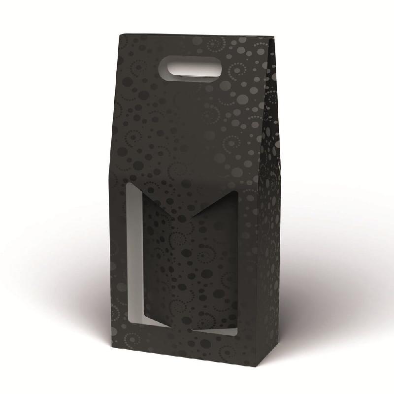 Boîte 2 bouteilles Black Spot 18x9x40cm - par 20_0