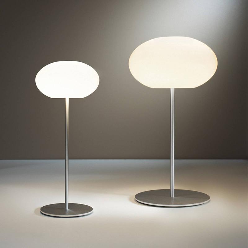 CASABLANCA AIH LAMPE DE TABLE 19 CM BLANC BRILLANT