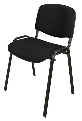 CHAISE CONFÉRENCE - VINYLE PIEDS NOIR