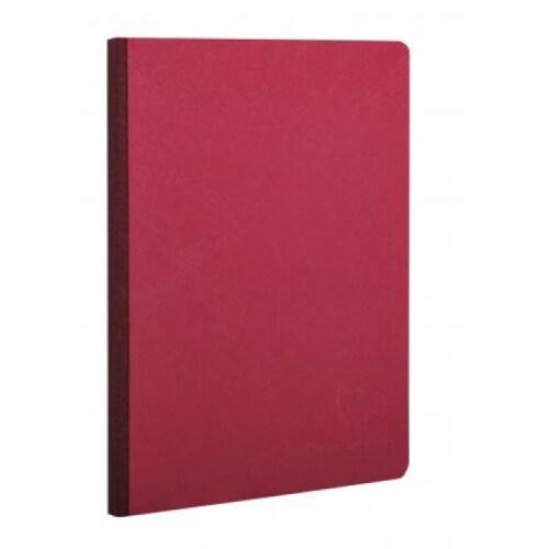 Clairefontaine Lot de 5 Carnet Age Bag A5, 192p./96 feuilles 90 g/m² brochure dos toilé, couv. Coloris rouge, ligné - 3329687954626_0