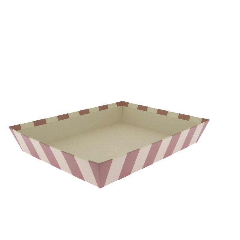 CREAPAK Terralys corbeille rect gm 36x27x6 fsc lot de 30 - marron en carton COC-4641166_0