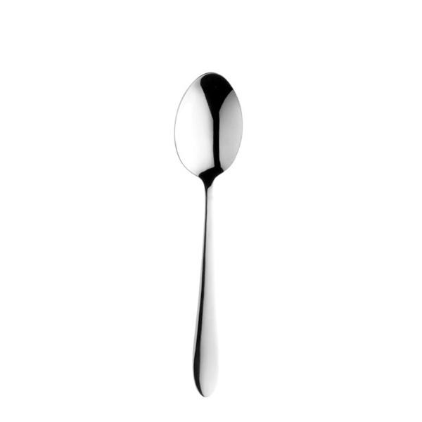 CUILLÈRE DE TABLE INOX 18/0 2MM FINITION MIROIR - LOT DE 6 - GUY DEGRENNE - CASSIOPÉE