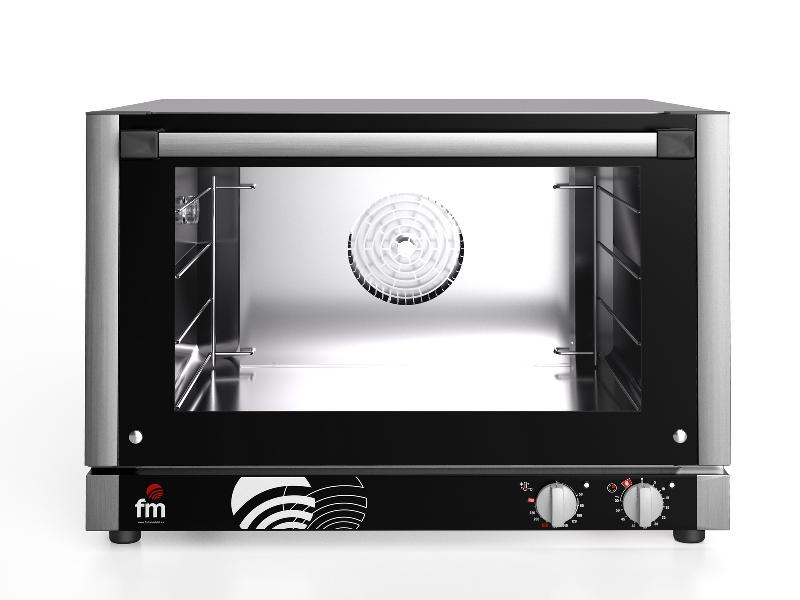 Four à air pulsé professionnel triphasé avec humidificateur 4x 600x400 commandes électromécaniques - RX-604-H/TRI_0