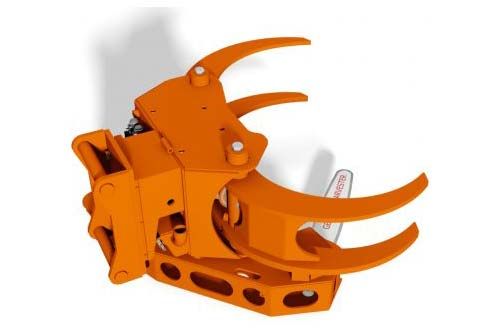 Grappin coupeur forestier Axer 500 S - diamètre de coupe max 600 mm - ouverture max 1100 mm - pour pelleteuse > 10 t_0