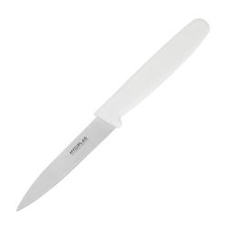 Hygiplas Couteau d'Office Blanc Professionnel 75 mm - blanc inox C546_0
