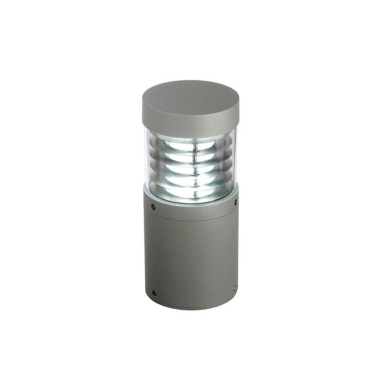 LARS Bollard Borne de sol extérieure LED 15W 82° IP65 4000K Gris 26cm - Rossini Illuminazione - gris 8015421595259_0