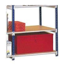 LOT DE 7 PLATEAUX ISOREL POUR RAYONNAGE RANG'ECO - LONGUEUR 100 CM, PROFONDEUR 34 CM
