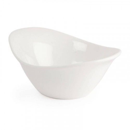 MINI BOLS DE DÉGUSTATION EN PORCELAINE BLANCHE LUMINA - LOT DE 6