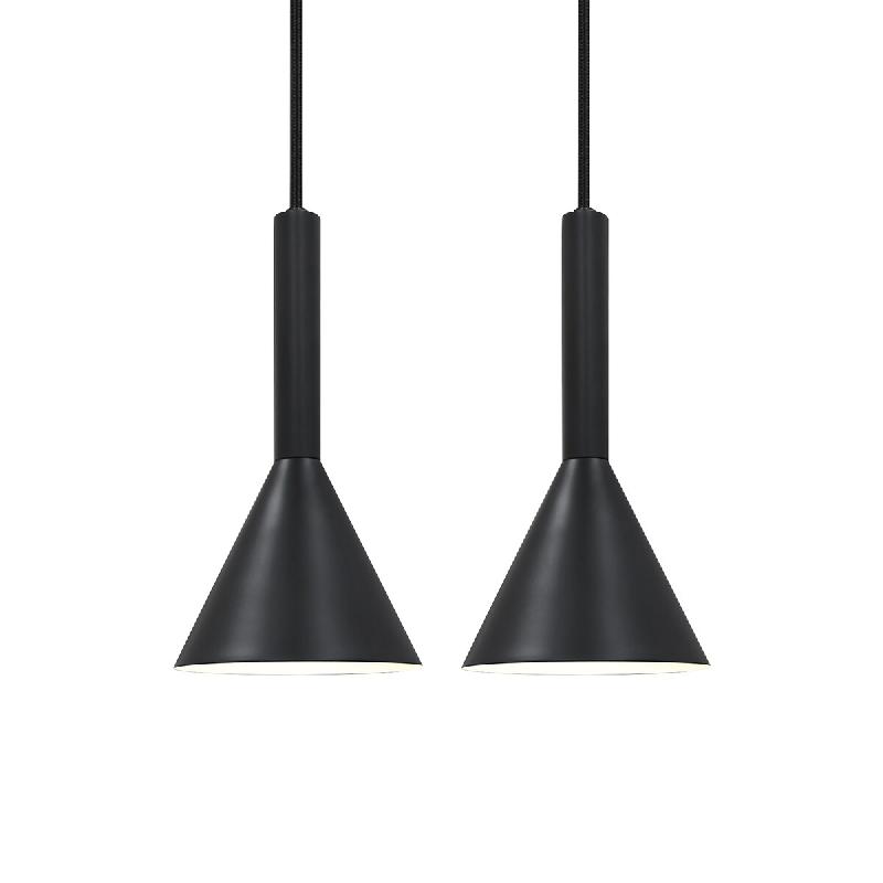 Nordlux Suspension Kelvis 2-Kit  Métal Noir ,  H. 20,5 - IP20 - GU10 /   Intérieur - noir métal 5704924027338_0