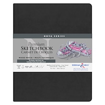 NOVA SERIES CARNET SOUPLE 50F 20,3X25,3CM 150G - GRIS - LOT DE 2