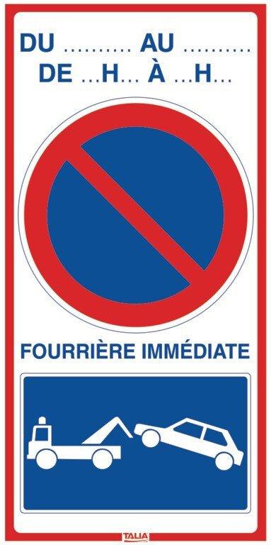 Panneau stationnement