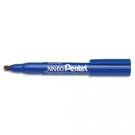 PENTEL MARQUEUR PERMANENT ECOLOGIQUE NN60 NOIR, POINTE BIZEAUTÉE, DE