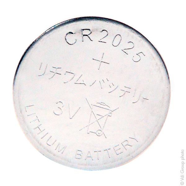 PILE BOUTON LITHIUM BLISTER CR2025 3V 160MAH_0