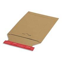 POCHETTE D'EXPÉDITION EN CARTON BRUN B5+, FORMAT 21 X 26,5 CM, HAUTEUR JUSQUE 3 CM - LOT DE 32
