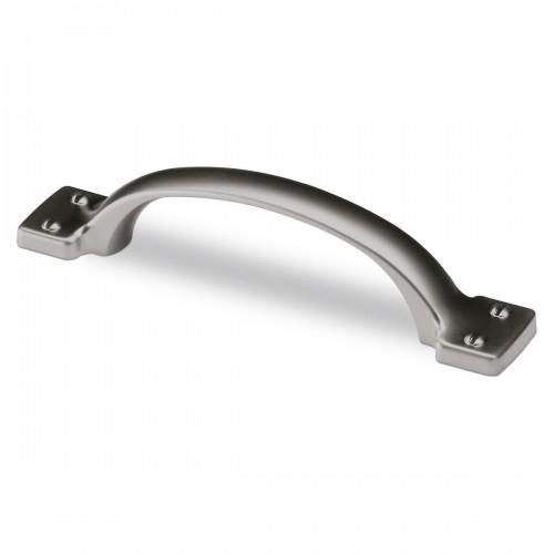 POIGNÉE DE MEUBLE FLAVIA - LONGUEUR 145 MM - HAUTEUR 28 MM - PAR 4 - ASPECT ÉTAIN HETTICH