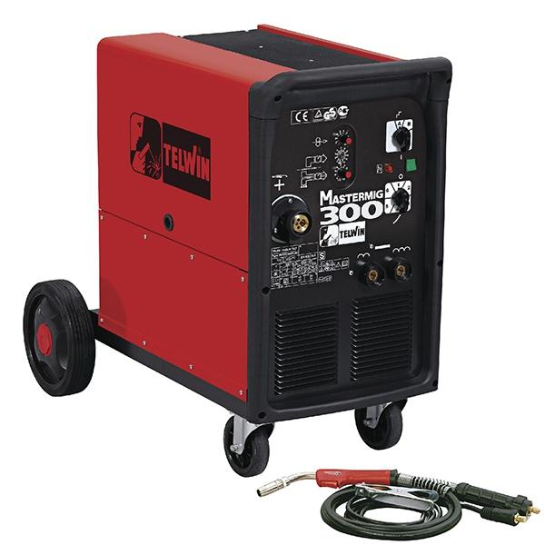 Poste à souder professionnel TELWIN Mastermig 300 - 300A - MIG-MAG/FLUX/BRASAGE avec dévidoir amovible_0