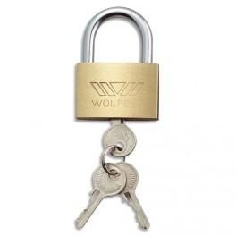 SAFETOOL CADENAS LAITON 40MM AVEC 3 CLÉS