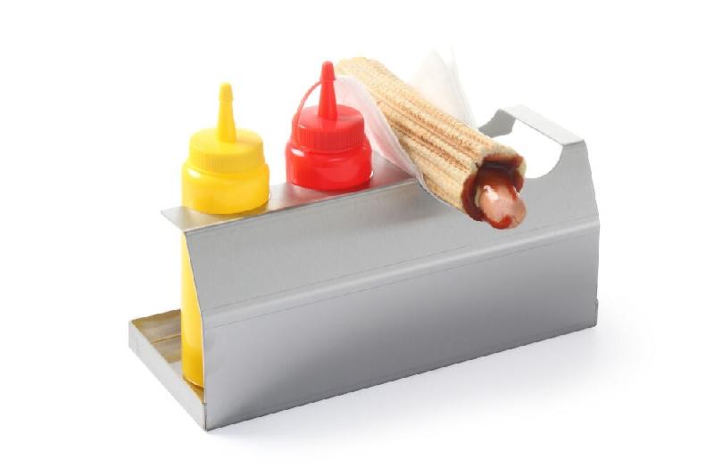 Support hotdog, HENDI, 260x110x(H)118mm - inox 630648_0