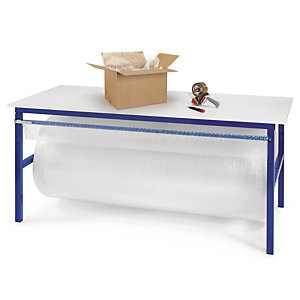 TABLE D'EMBALLAGE AVEC DÉROULEUR BULLE INTÉGRÉ