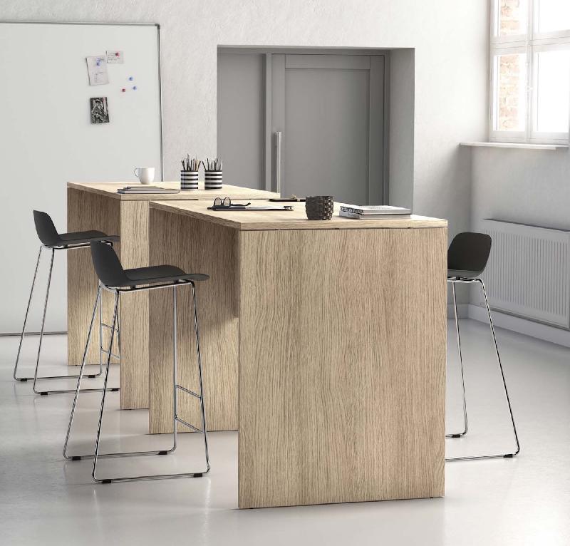 Table haute Rock - Mobel Linea - 120 x 80 cm, Chêne veiné_0