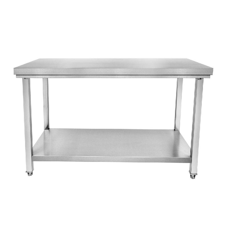 Table inox avec étagère en dessous 1800x700mm - STTF-187-CT_0