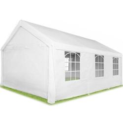 Tectake Tonnelle 6 x 4 m JASKO - blanc - 403260 - blanc plastique 403260_0