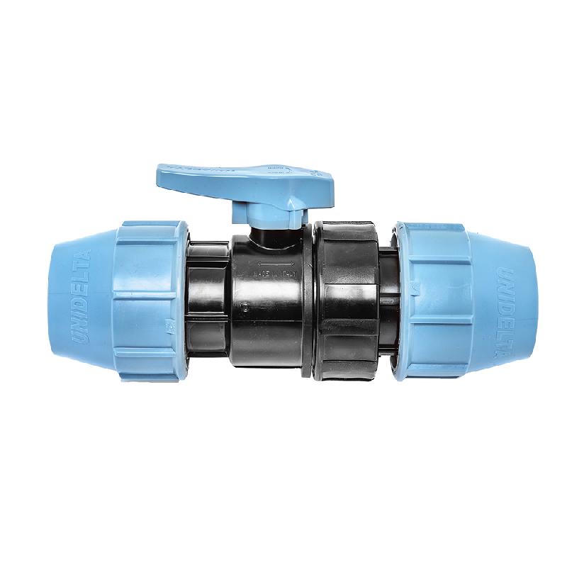 VANNE À COMPRESSION PN16 POUR TUYAU PE Ø50